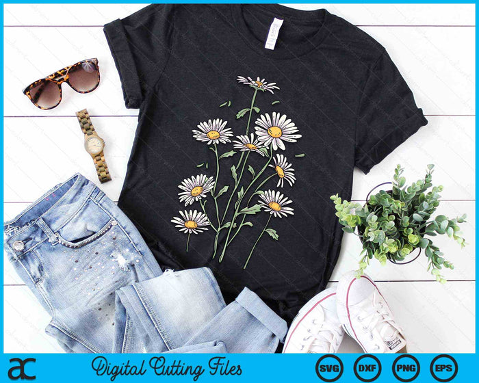 Marguerites Daisy Spring Summer Daisies Flower SVG PNG Digital Cutting Files