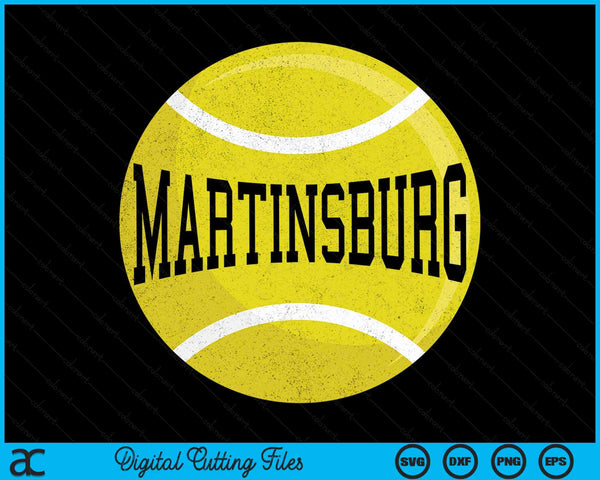 Martinsburg tennis fan SVG cut file