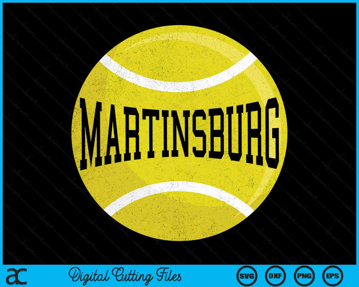 Martinsburg Tennis Fan SVG PNG Digital Cutting Files