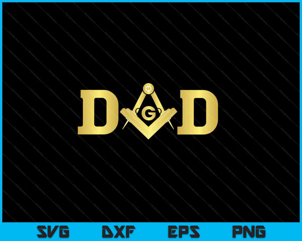 Masonic Dad SVG PNG Cutting Printable Files