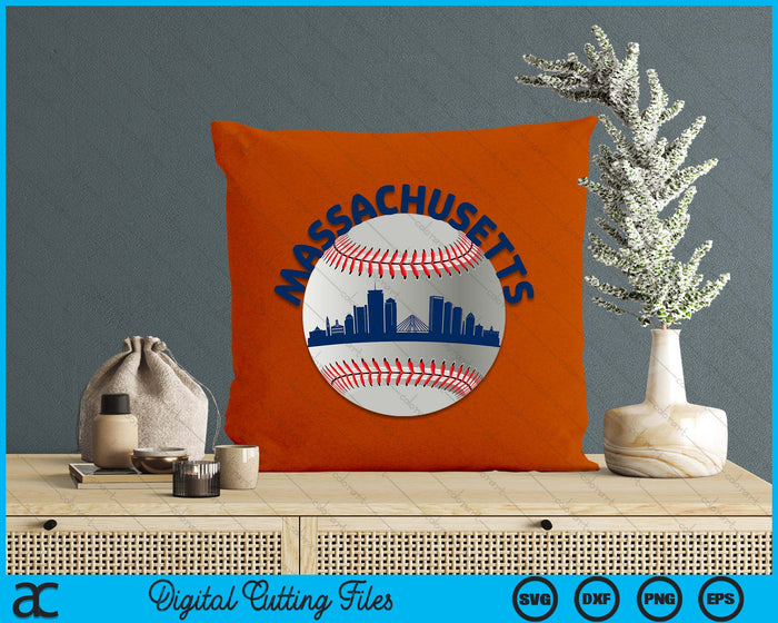 Massachusetts Baseball Team Fans of Space City SVG PNG Cutting Printable Files