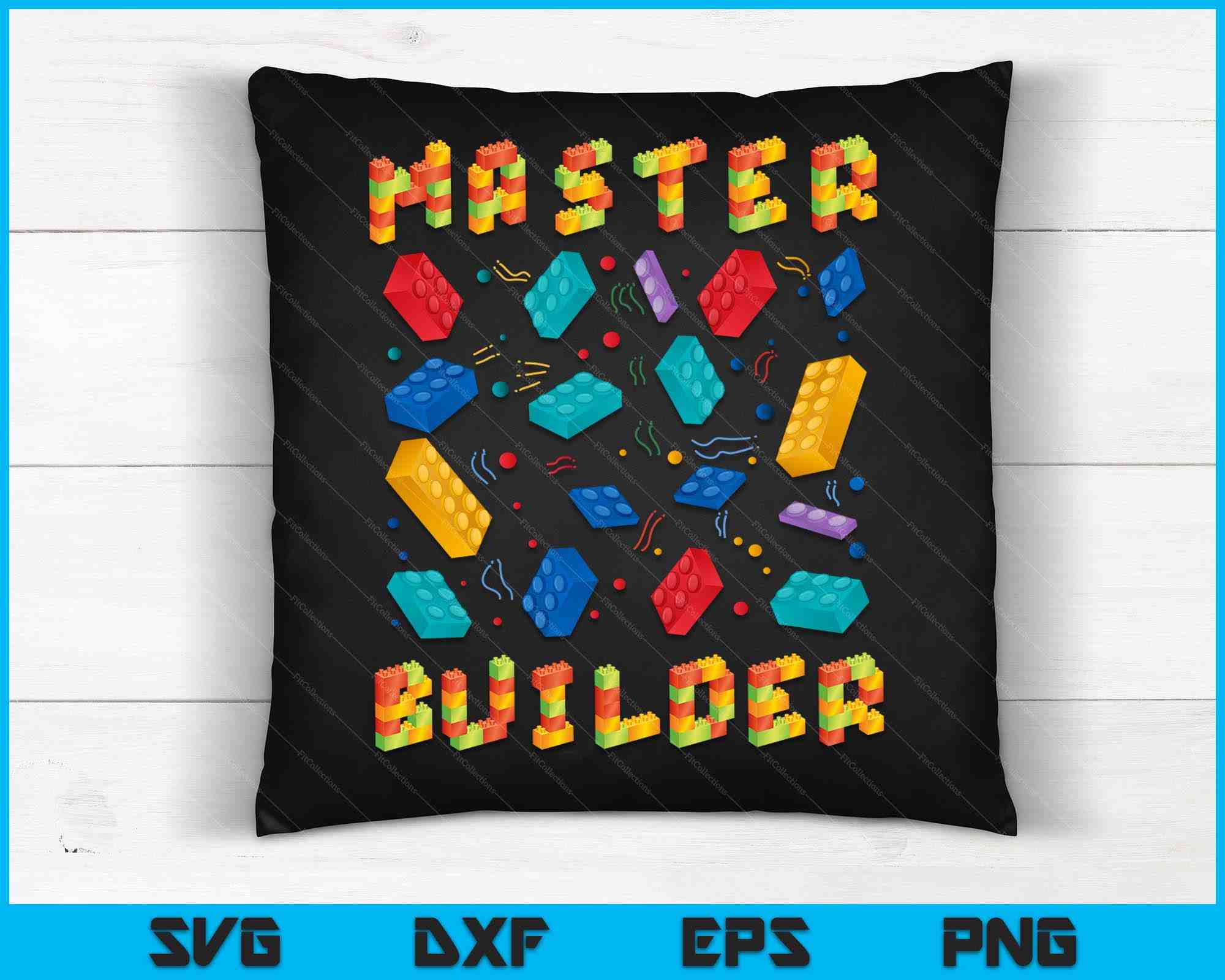 Master Builder Funny Building Blocks Gifts For Boys Kids Men SVG Files –  creativeusarts