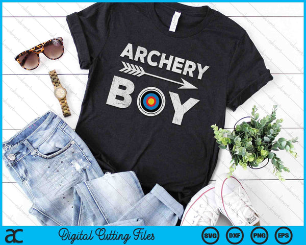 Matching Family Archery Boy Arrow Target Team Photo Meme SVG PNG Digital Printable Files