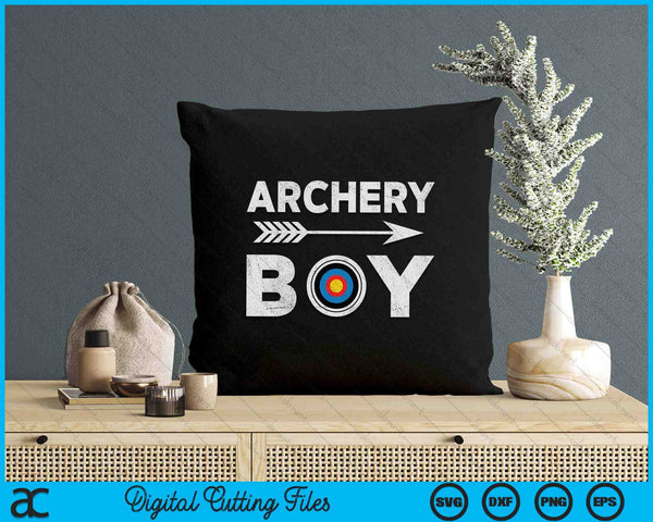 Matching Family Archery Boy Arrow Target Team Photo Meme SVG PNG Digital Printable Files