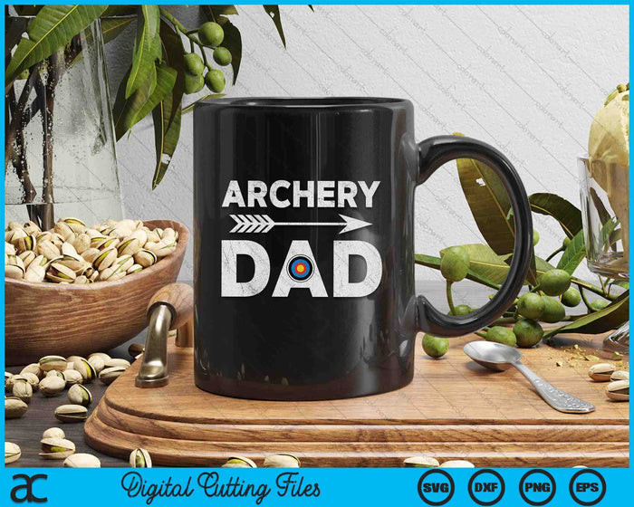 Matching Family Archery Dad Arrow Target Team Photo Meme SVG PNG Digital Printable Files