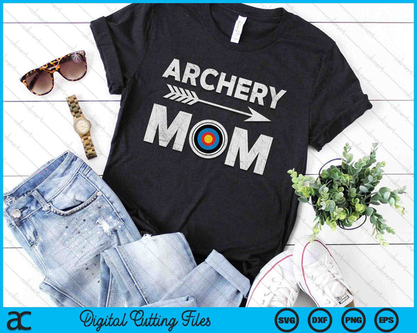 Matching Family Archery Mom Arrow Target Team Photo Meme SVG PNG Digital Printable Files