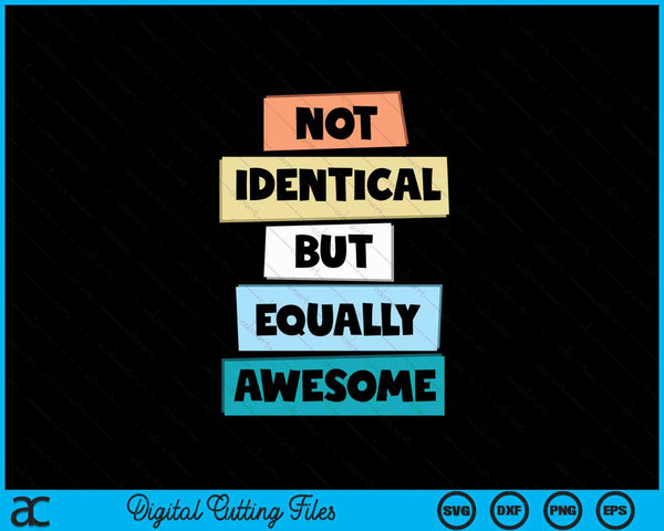 Matching twin sibling twinning twins matching fraternal SVG cut file