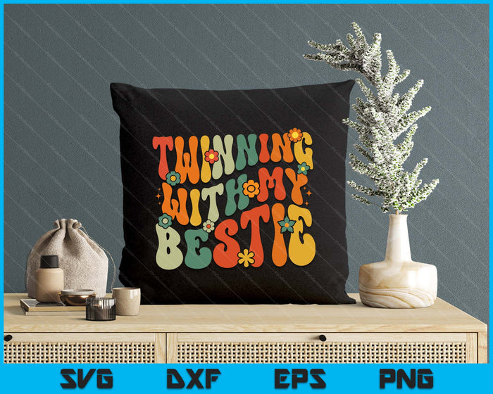 Matching Twins Friend Spirit Week Twinning With My Bestie SVG PNG Digital Printable Files