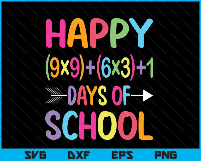 Math Formula 100 Days Of School Funny Math Teacher 100th Day SVG PNG Digital Printable Files