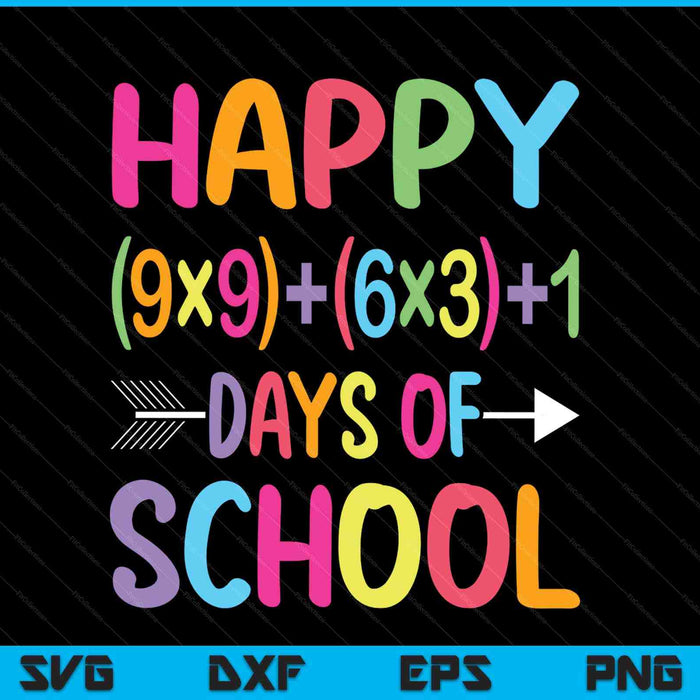 Math Formula 100 Days Of School Funny Math Teacher 100th Day SVG PNG Digital Printable Files