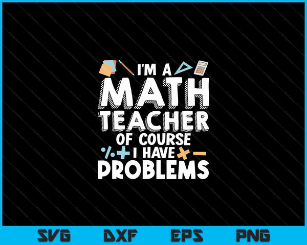 Math teacher art statistics algebra mathematics SVG cut file
