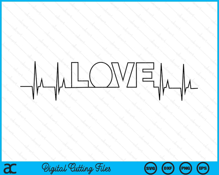 Medical Nursing Heart Stethoscope Heartbeat Medical Nurse SVG PNG Digital Printable Files