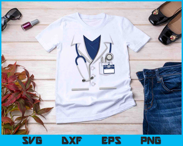 Medical Staff Doctor Costume Birthday Doctor Halloween SVG PNG Digital Cutting Files