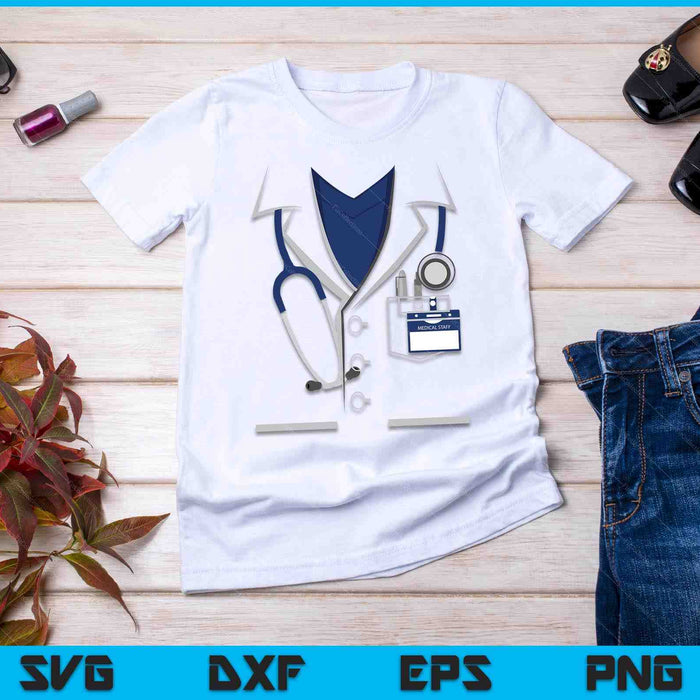 Medical Staff Doctor Costume Birthday Doctor Halloween SVG PNG Digital Cutting Files