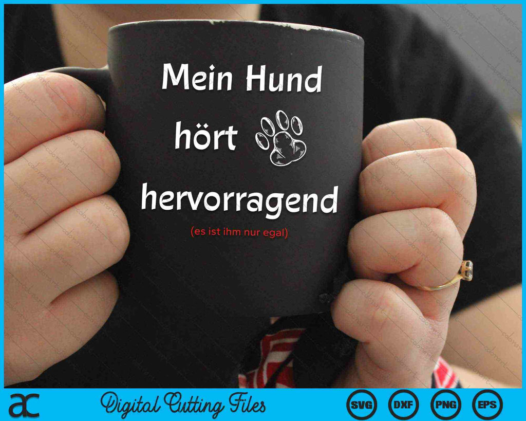 Tazza con scritta in lingua tedesca Ich arbeitite hart, damit mein Tazza con scritta in lingua tedesca Ich arbeitite hart, damit mein