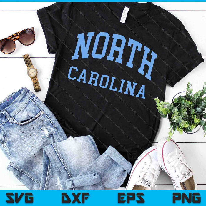 Mannen vrouwen Kid North Carolina Design staat NC klassieke SVG PNG digitale snijbestanden