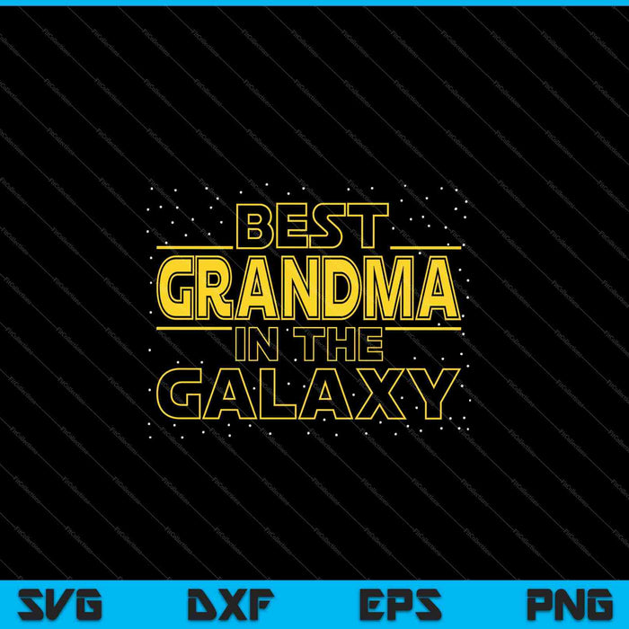 Mens oma shirt cadeau voor nieuwe oma, beste oma in de Galaxy SVG PNG snijden afdrukbare bestanden