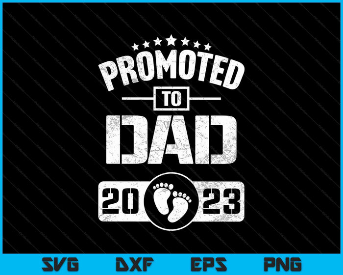 Men's Soon To Be Dad est.2023 Father's Day SVG PNG Digital Cutting Files