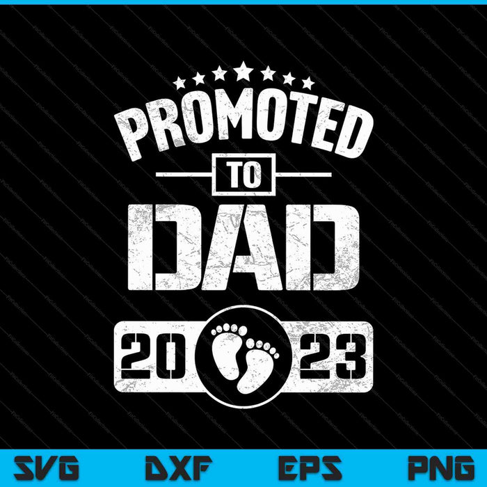 Men's Soon To Be Dad est.2023 Father's Day SVG PNG Digital Cutting Files