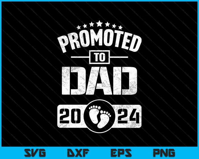 Men's Soon To Be Dad est.2024 Father's Day SVG PNG Digital Cutting Files