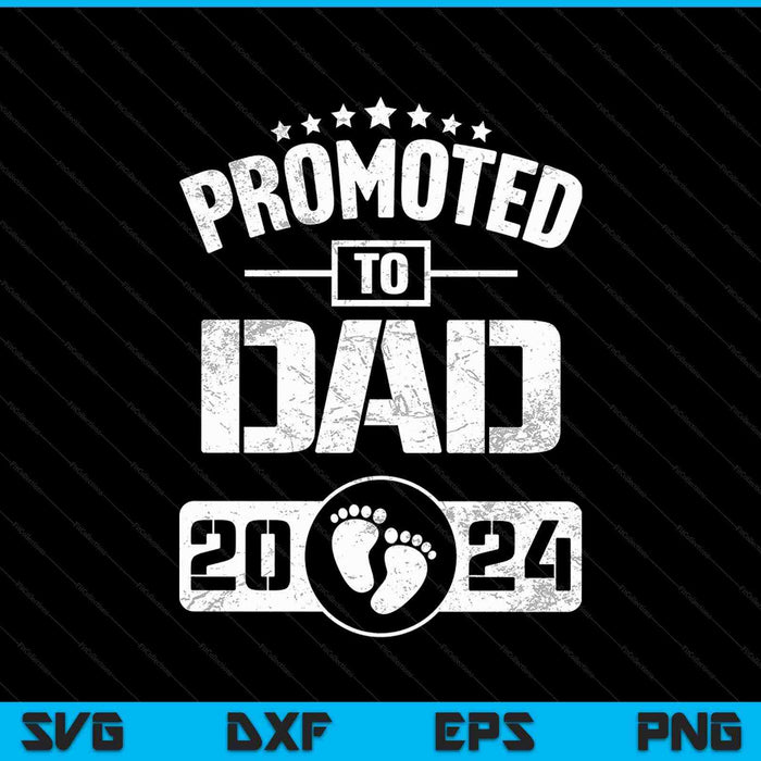 Men's Soon To Be Dad est.2024 Father's Day SVG PNG Digital Cutting Files