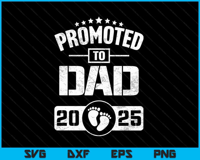 Mens Soon To Be Dad est.2025 Father's Day SVG PNG Digital Cutting Files