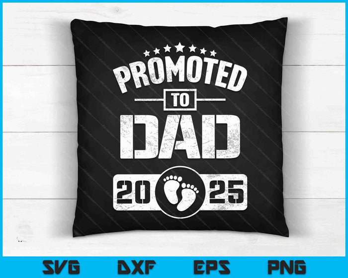 Mens Soon To Be Dad est.2025 Father's Day SVG PNG Digital Cutting Files