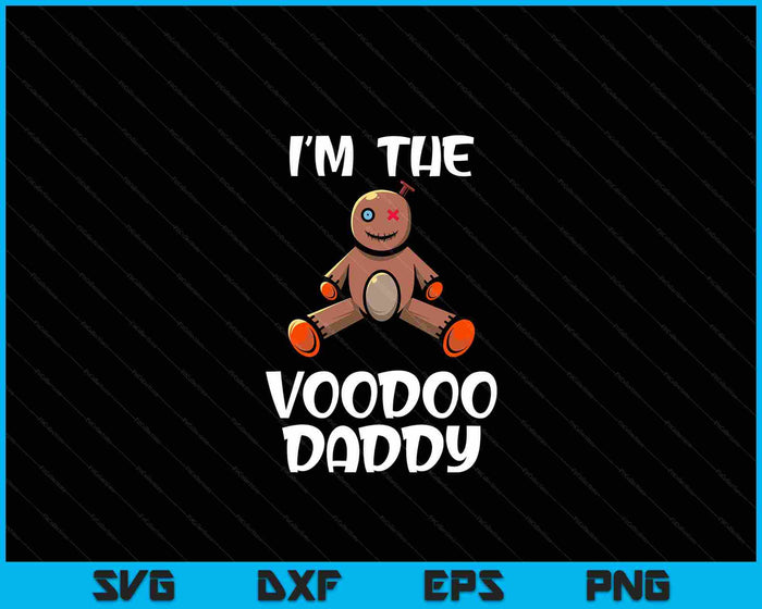 Mens Voodoo Daddy Halloween Matching Family Costume Halloween SVG PNG Digital Cutting File