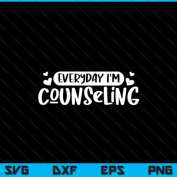Mental health counseling everyday mental counselor SVG cut file