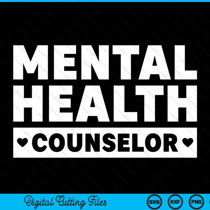 Mental health counselor mental therapist SVG cut file