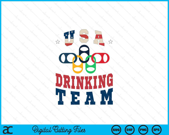 Merica Funny USA Drinking Team Patriotic USA America SVG PNG Digital Printable Files