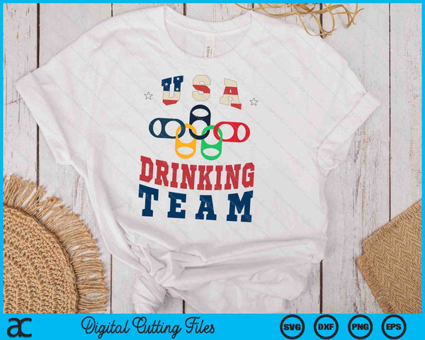Merica Funny USA Drinking Team Patriotic USA America SVG PNG Digital Printable Files