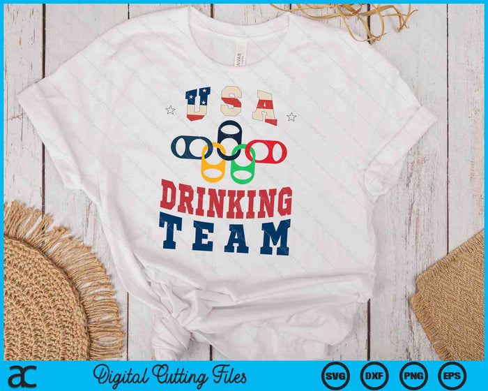 Merica Funny USA Drinking Team Patriotic USA America SVG PNG Digital Printable Files