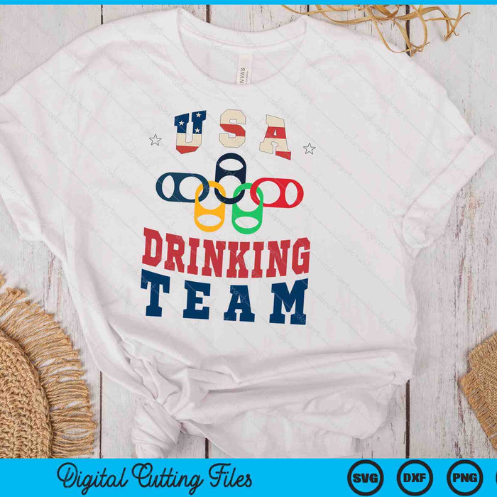 Merica Funny USA Drinking Team Patriotic USA America SVG PNG Digital Printable Files