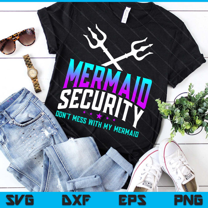 Mermaid Daddy Father's Day Merman Papa Merfolk SVG PNG Digital Cutting Files