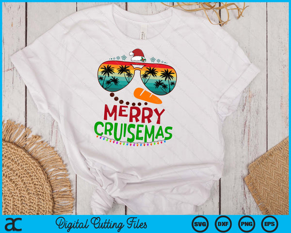 Merry Cruisemas 2024 Christmas Santa Snowman Cruise SVG PNG Digital Cutting Files