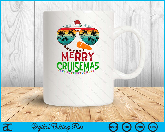 Merry Cruisemas 2024 Christmas Santa Snowman Cruise SVG PNG Digital Cutting Files