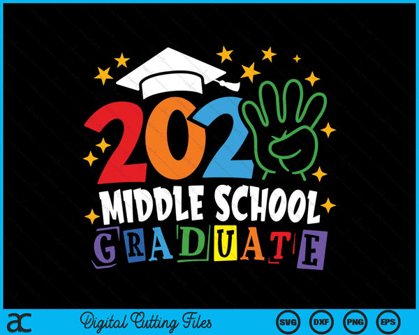 Middle School Graduate 2024 Proud Family Senior Graduation Day SVG PNG Digital Cutting Files