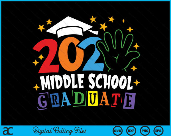 Middle School Graduate 2024 Proud Family Senior Graduation Day SVG PNG Digital Cutting Files