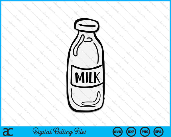 Milk bottle costume SVG cut file