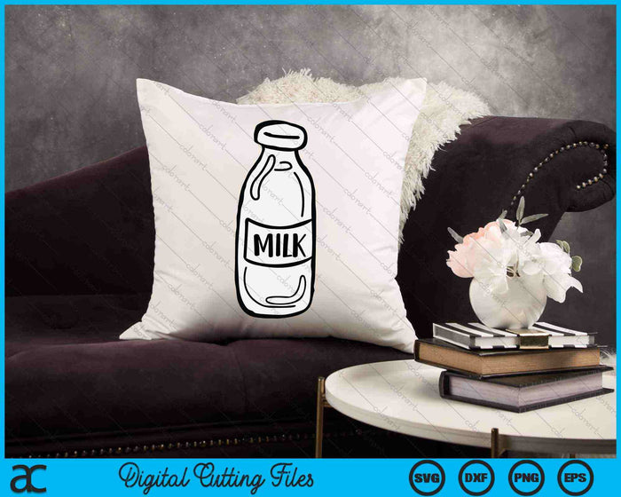 Milk Bottle Costume SVG PNG Digital Cutting Files