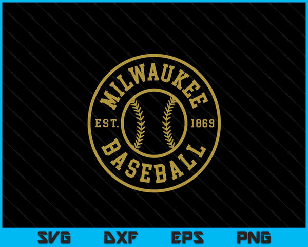 Milwaukee Baseball Seventh Inning Stretch Gameday Fan Gear SVG PNG Digital Printable Files