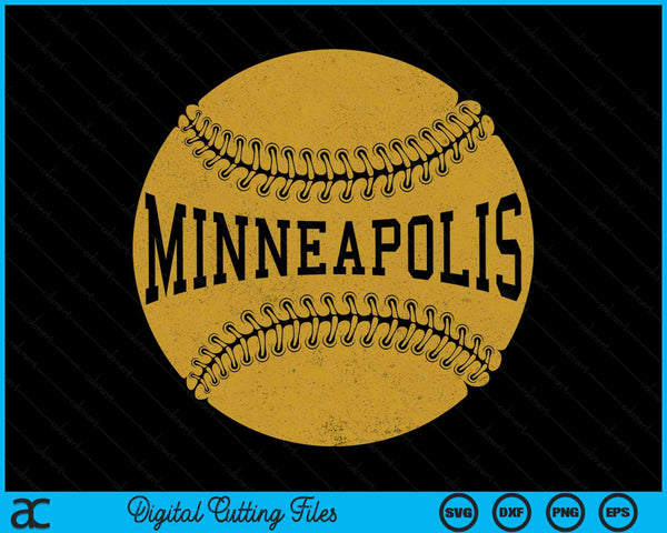 Minneapolis honkbal fan SVG PNG digitale snijbestanden