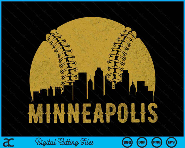 Minneapolis Baseball Fan SVG PNG Cutting Printable Files