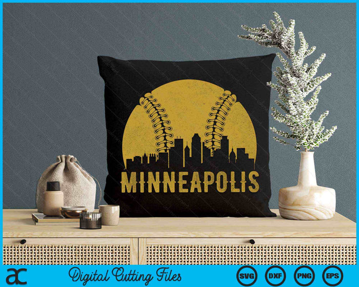 Minneapolis Baseball Fan SVG PNG Cutting Printable Files