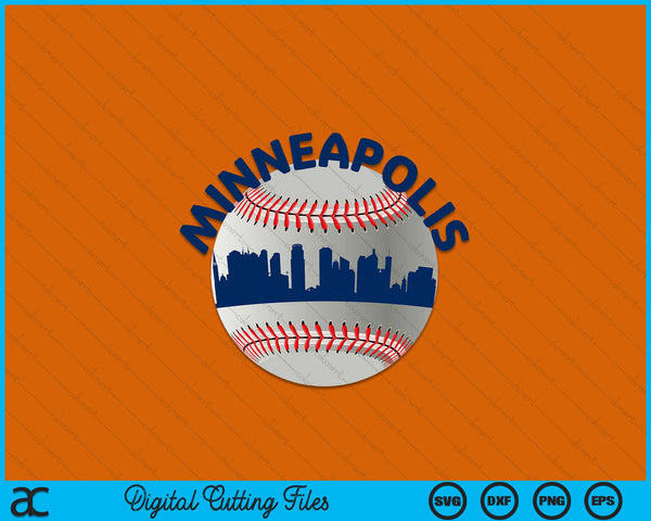 Minneapolis Baseball Team Fans of Space City SVG PNG Cutting Printable Files