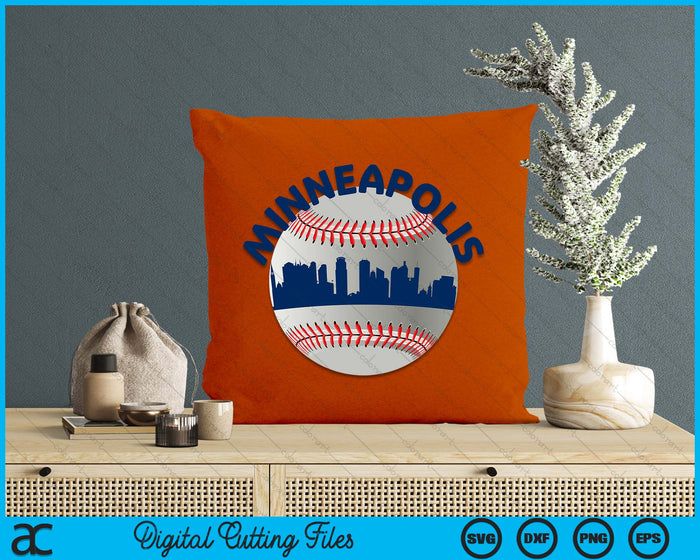 Minneapolis Baseball Team Fans of Space City SVG PNG Cutting Printable Files