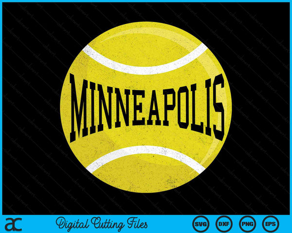 Minneapolis Tennis Fan SVG PNG Digital Cutting Files