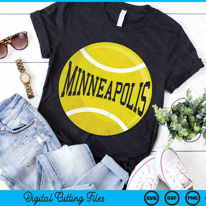 Minneapolis Tennis Fan SVG PNG Digital Cutting Files