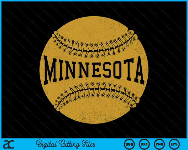 Minnesota Baseball Fan SVG PNG digitale snijbestanden